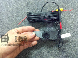 Front CCD camera w/ 6 m video cable for Nissan Altima front emblem mounted